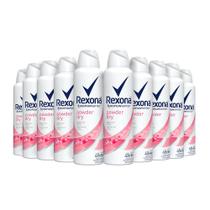 Kit com 10 Desodorante Rexona Aerossol 150Ml/90G Men Dry