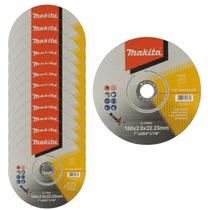 Kit com 10 Discos Fino De Corte Para Inox 180X2.0MM D-75552 - Makita