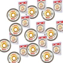 Kit com 10 Discos Uzzy Diamantado Spider para Porcelanato 110 10 22 mm