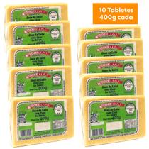 Kit com 10 Doces de Leite com Coco em Tablete Doces Uai 400g