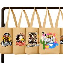 Kit COM 10 ECOBAGS ESTAMPADAS SORTIDAS - 35X40CM
