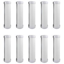 Kit Com 10 Elementos Filtrantes Lisos 9 3/4" Com Acabamento