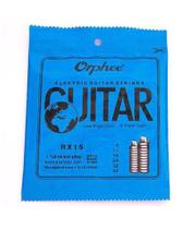Kit com 10 Encordoamentos Orphee RX15 Guitarra 009