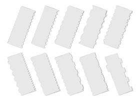 Kit Com 10 Espátulas Bolo Chantilly, Padaria, Confeitaria