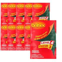 Kit Com 10 Esponja Brilhex Leve 4 Pague 3 Multiuso