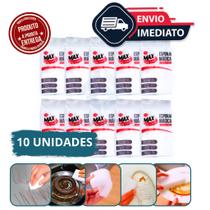 Kit com 10 Esponjas Mágicas Multiuso de Melamina Remove Sujeiras Difíceis com Facilidade!