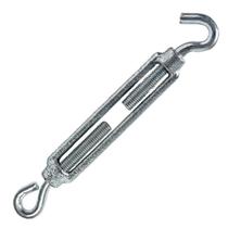 Kit com 10 Esticadores com Cabo de Aço Gancho X Olhal 1/4" M6 - Siva