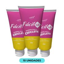 KIT COM 10 Fácil Lub Gel Lubrificante Chillies Sabor Chiclete 60g KIT COM 10 Fácil Lub Gel Lubrificante Chillies Sabor Chiclete 60g