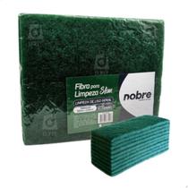 Kit Com 10 Fibra Verde Uso Geral Fibra Branca Limpeza Leve Slim Kit Com 10 Fibra Verde Uso Geral Fibra Branca Limpeza Leve Slim