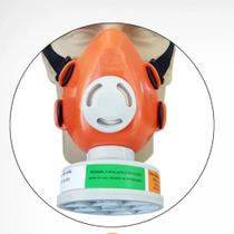 Kit Com 10 Filtro + Mascara Respirador Facial Filtro Vo Ga