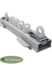 Kit Com 10 Final Pressão Trilho Max com metal Para Cortinas de Trilho Suiço Kit Com 10 Final Pressão Trilho Max com metal Para Cortinas de Trilho Suiço