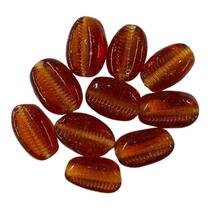 Kit Com 10 Firmas De Búzios 22 Mm Ambar Murano Guias