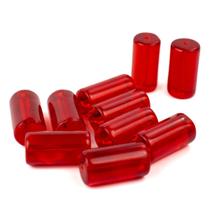 Kit Com 10 Firmas Lisas 22Mm Vermelha Transp Murano Guias