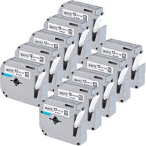 Kit com 10 Fita Rotuladora Ribbon Preto Compatível com MK231 12mm Branco PT45 PT55 PT65 PT70 PT80 PT85 PT90 PTM95 PT100 - X-Full / Masterprint Kit com 10 Fita Rotuladora Ribbon Preto Compatível com MK231 12mm Branco PT45 PT55 PT65 PT70 PT80 PT85 PT90 PTM95 PT100 - X-Full / Masterprint