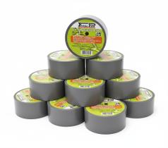 Kit com 10 Fitas Demarcação de Solo Cinza 48mm x 30m - Furnapack