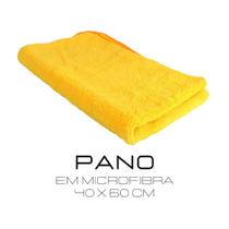 Kit com 10 Flanelas Toalha Pano Microfibra 350gsm 60x40 - Global Brasil