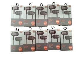 Kit com 10 Fone de Ouvido com Microfone Qmob Preto Kit com 10 Fone de Ouvido com Microfone Qmob Preto