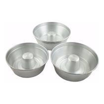 Kit Com 10 Formas Para Pudim E Bolo De Alumínio N16 Kit Com 10 Formas Para Pudim E Bolo De Alumínio N16