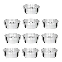 Kit Com 10 Formas Pudim Bolo Alumínio N18 Kit Com 10 Formas Pudim Bolo Alumínio N18