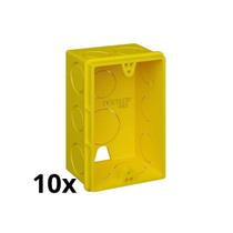 Kit com 10 fortlev caixa embutir 4x2