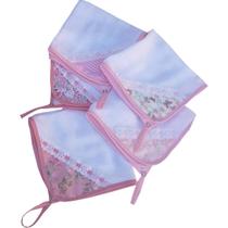 Kit com 10 Fraldinhas de Boca Bebê com Porta Chupeta - Mãe e Filho Enxovais