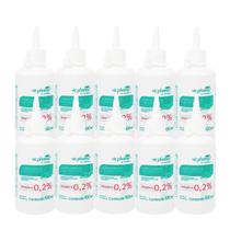 Kit com 10 frascos Clorexidina 0,2% Chlorclear Aquosa 100 mL Kit com 10 frascos Clorexidina 0,2% Chlorclear Aquosa 100 mL