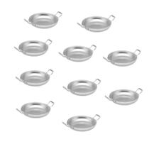 Kit Com 10 Frigideiras Pergaminho Com Alças N 18 P/ Porções