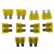 Kit com 10 Fusíveis Lamina Amarelo 20A - Cód.6747 Kit com 10 Fusíveis Lamina Amarelo 20A - Cód.6747