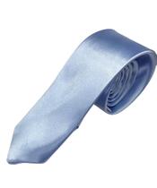 Kit com 10 gravata azul serenity cetim slim casamento congresso