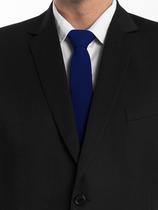 Kit com 10 gravatas azul royal tecido oxford slim, congresso e eventos Kit com 10 gravatas azul royal tecido oxford slim, congresso e eventos