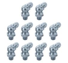 Kit com 10 Graxeira Curva com 45G 3/8" e 24 fios Bremen