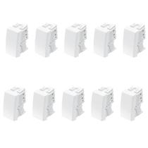 Kit com 10 Interruptores Módulos Simples 16A Habitat - Fame Kit com 10 Interruptores Módulos Simples 16A Habitat - Fame