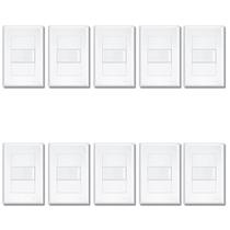 Kit Com 10 Interruptores Simples 16A Com placa Evidence - FAME