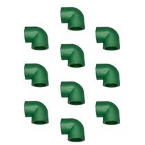 Kit Com 10 Joelhos Ppr Para Rede Água Quente e Fria 90 20 Mm Topfusion