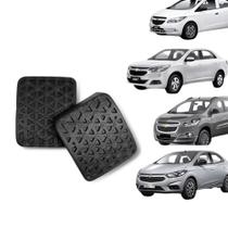 Kit com 10 Jogos Capa Pedal Freio Embreagem Onix Cobalt Spin