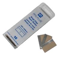 Kit com 10 laminha para acabamento escorrido pintura ppg