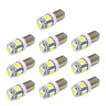 Kit Com 10 Lâmpadas Base 69 Ba9s 5led Smd 5050