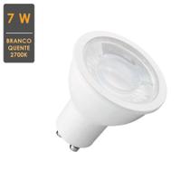 Kit com 10 Lâmpadas LED GU10 Dimerizável Croica 7W 220V 2700K Brilia