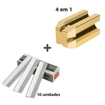 Kit com 10 Lápis de Sobrancelha + Apontador - Microblading e Realçador de Sobrancelhas