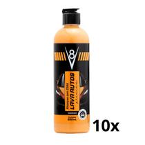 Kit com 10 lava autos v8 sh com cera 500ml