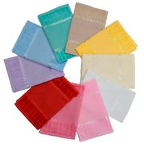 Kit Com 10 Lavabos (toalha Social) Para Bordar Bella Velour