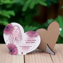 Kit com 10 Lembranças em Forma de Coração para o Dia Internacional da Mulher