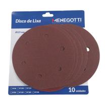 Kit com 10 Lixas Gramatura 80 225mm C/Embalagem Menegotti