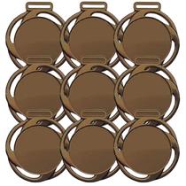 Kit com 10 Medalhas Rema Premiação Linha Ref. 273 80mm Cor Bronze Kit com 10 Medalhas Rema Premiação Linha Ref. 273 80mm Cor Bronze