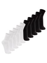 Kit com 10 Meias Esportiva Cano Médio Lupo 3290-009 Colorido