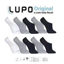 Kit com 10 meias lupo au sport confort sapatilha 03270