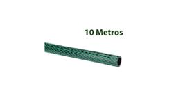 Kit com 10 Metros de Mangueira Jardim Azul/verde Trançada - 3/4 x 3mm