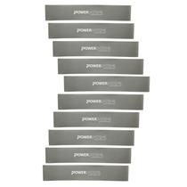 Kit com 10 Mini Faixas Elásticas de Resistência Versa Loop Power Systems Ultra