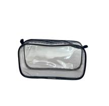kit com 10 necessaire transparente e AZUL MARINHO23x15 kit com 10 necessaire transparente e AZUL MARINHO23x15