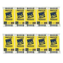 Kit Com 10 Pacotes De Prego Telheiro Glv 18X27 Gerdau